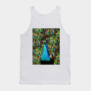 This peacock is watching you! Tank Top